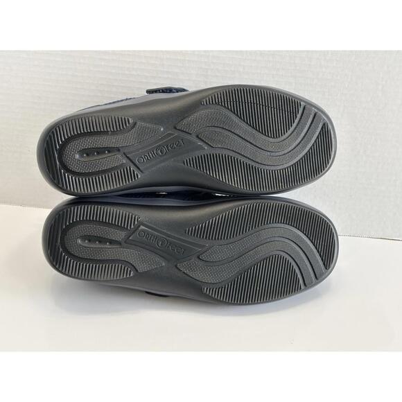 Orthofeet Quincy 823 Women's Sz 8.5 X-Wide Blue Stretch Slip On Orthopedic Shoes - Picture 8 of 12